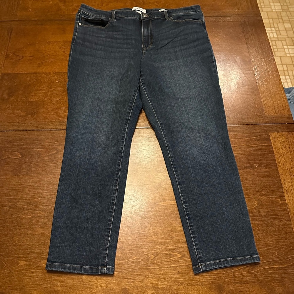 Nine West Dark Blue Cropped Jeans Women’s 16